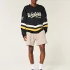 Hollister Feel Good Fleece Shorts larghi a metà coscia