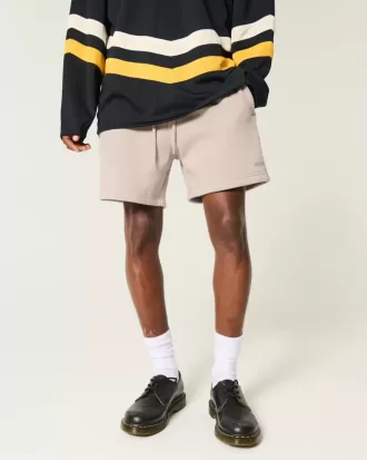 Hollister Feel Good Fleece Shorts larghi a metà coscia