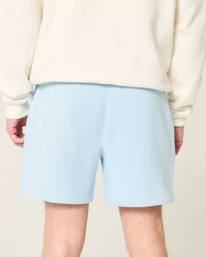 Hollister Feel Good Fleece Shorts larghi a metà coscia