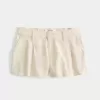 Hollister Livvy Shorts in misto lino a vita bassa da 3″