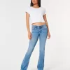 Jeans Boot a vita bassa con lavaggio medio