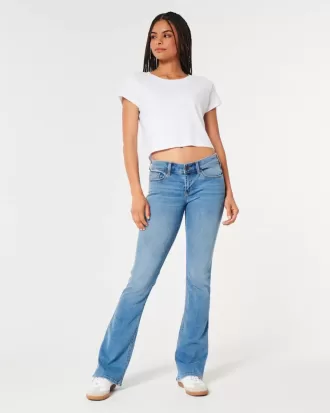 Jeans Boot a vita bassa con lavaggio medio