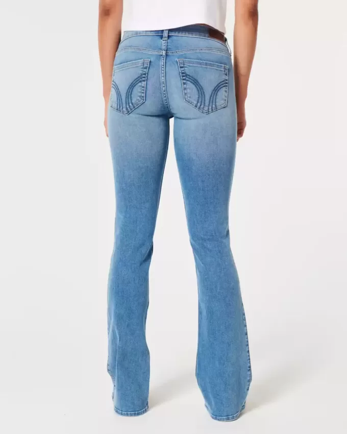 Jeans Boot a vita bassa con lavaggio medio
