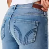 Jeans Boot a vita bassa con lavaggio medio