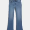 Jeans Boot a vita bassa con lavaggio medio