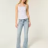 Jeans bootcut a vita bassa