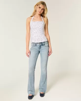Jeans bootcut a vita bassa