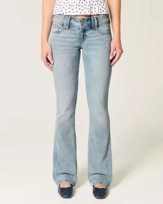 Jeans bootcut a vita bassa