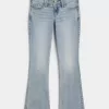 Jeans bootcut a vita bassa