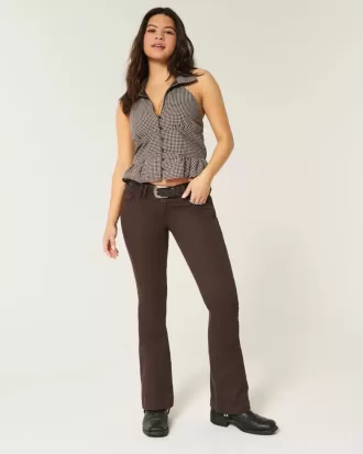 Jeans bootcut a vita bassissima