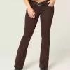 Jeans bootcut a vita bassissima