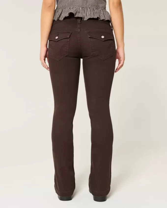 Jeans bootcut a vita bassissima