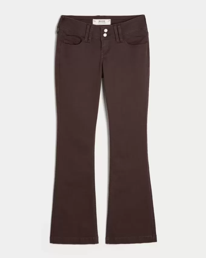Jeans bootcut a vita bassissima