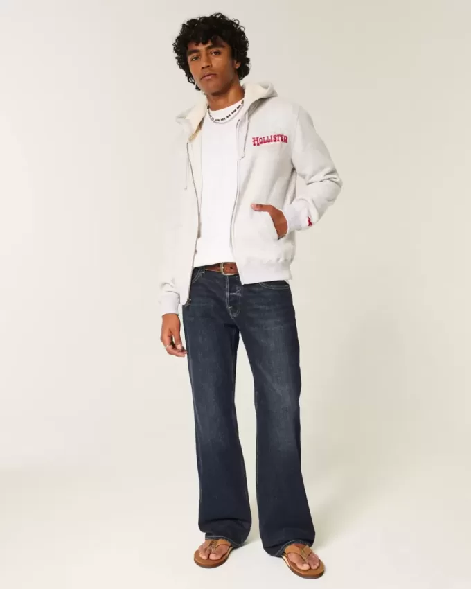 Jeans bootcut rilassati Hermosa Dark Wash