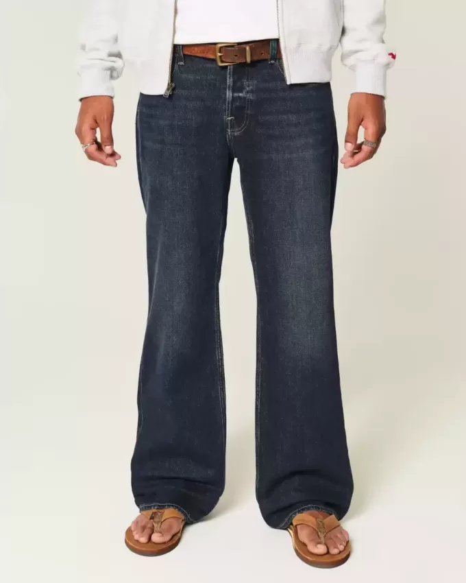 Jeans bootcut rilassati Hermosa Dark Wash