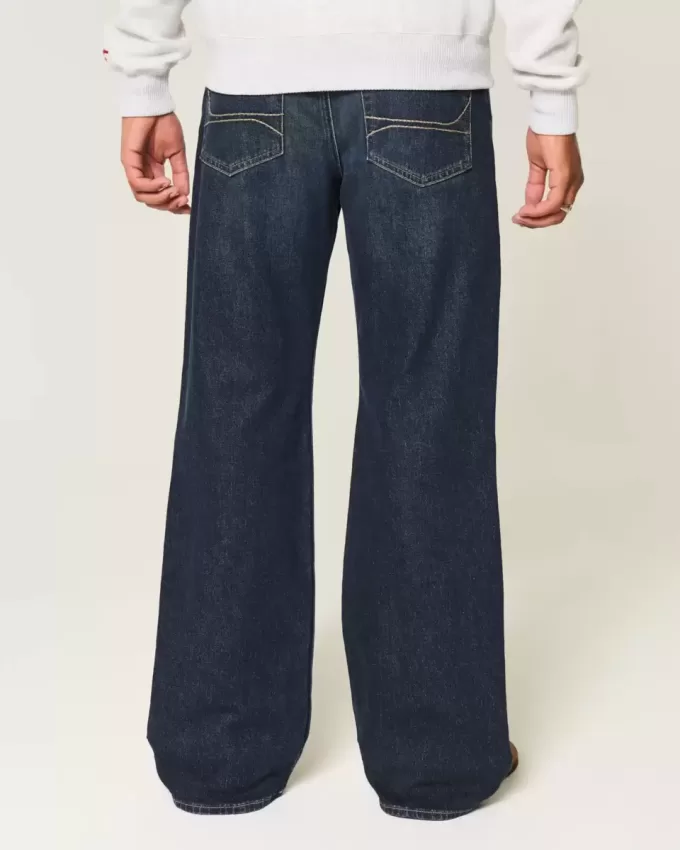 Jeans bootcut rilassati Hermosa Dark Wash