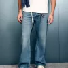 Jeans bootcut rilassati Hermosa lavaggio medio