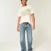 Jeans bootcut rilassati Hermosa lavaggio medio