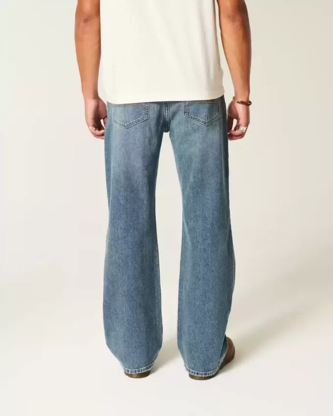 Jeans bootcut rilassati Hermosa lavaggio medio