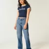 Jeans da papà curvy a vita alta