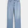 Jeans Dad Curvy a vita ultra alta e lavaggio medio
