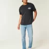 Jeans dritti e aderenti