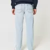 Jeans dritti lavaggio chiaro
