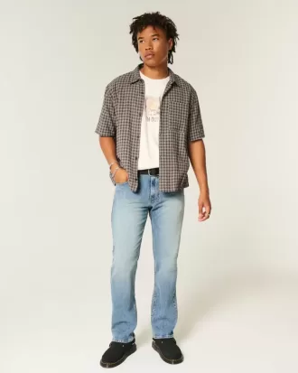 Jeans dritti lavaggio medio