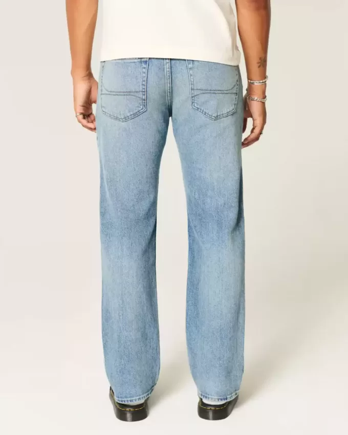 Jeans dritti lavaggio medio