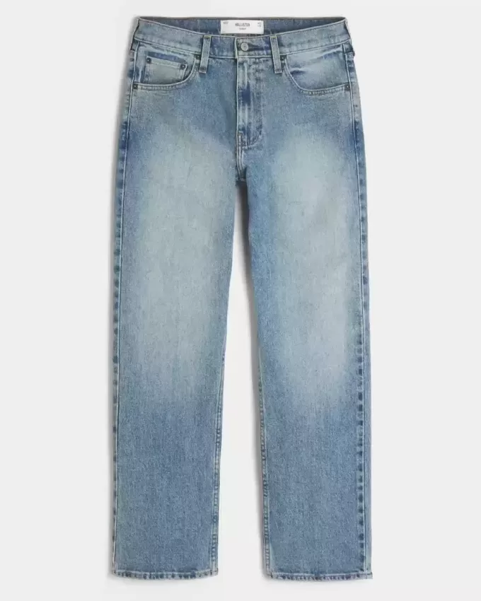 Jeans dritti lavaggio medio