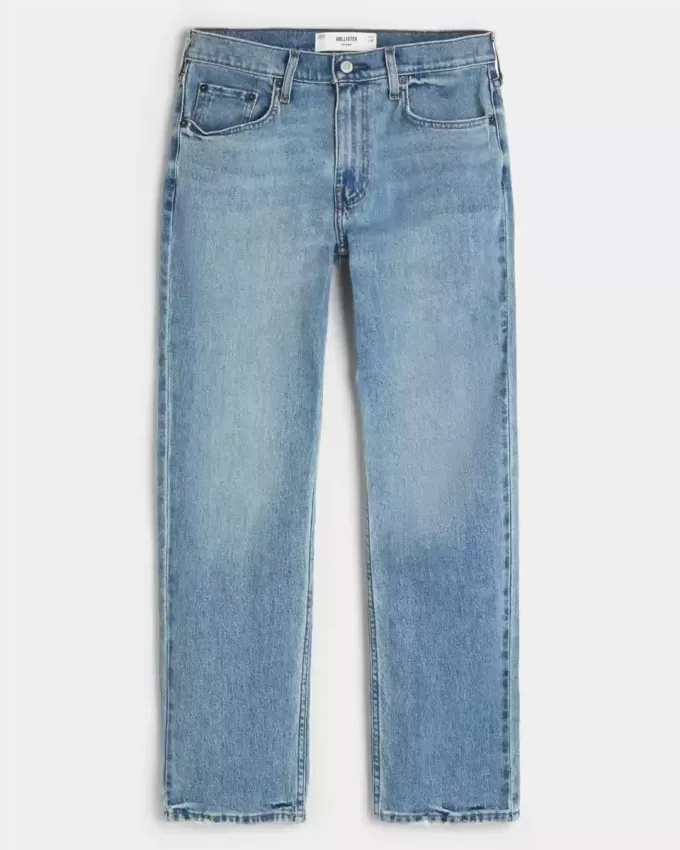 Jeans dritti lavaggio medio