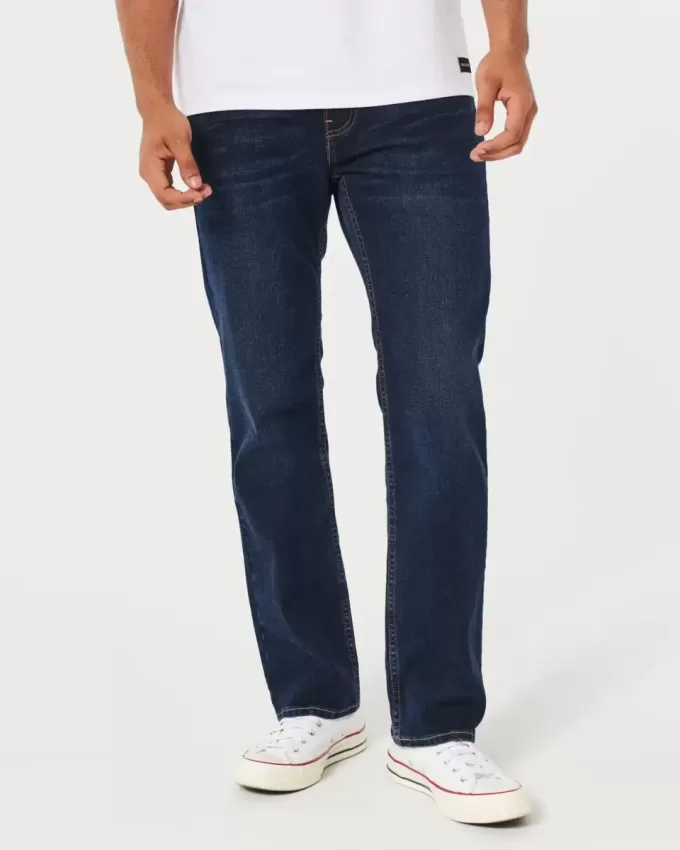 Jeans dritti lavaggio scuro