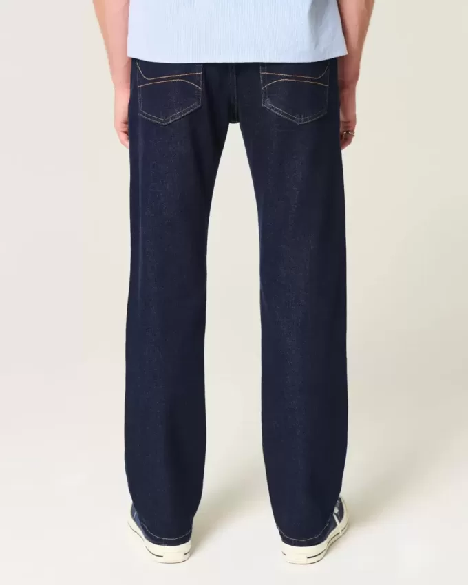 Jeans dritti lavaggio scuro