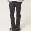 Jeans dritti neri lavati