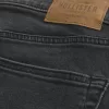 Jeans dritti neri lavati