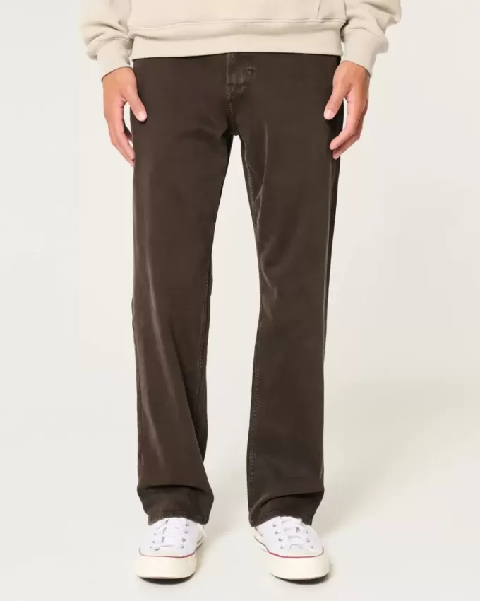 Jeans dritti sovratinti