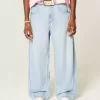Jeans larghi a botte