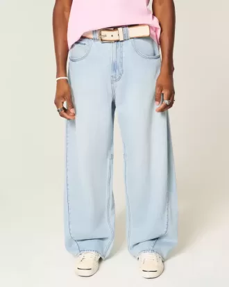 Jeans larghi a botte