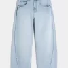 Jeans larghi a botte
