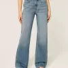 Jeans larghi a vita alta