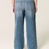 Jeans larghi a vita alta