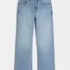 Jeans larghi bootcut lavaggio chiaro