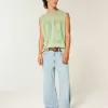 Jeans larghi bootcut lavaggio chiaro