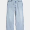 Jeans larghi bootcut lavaggio chiaro