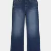 Jeans larghi bootcut lavaggio scuro