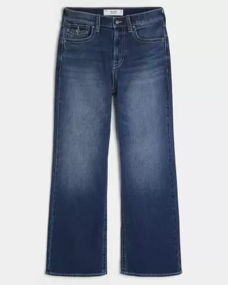 Jeans larghi bootcut lavaggio scuro