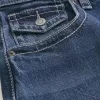 Jeans larghi bootcut lavaggio scuro