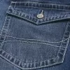 Jeans larghi bootcut lavaggio scuro