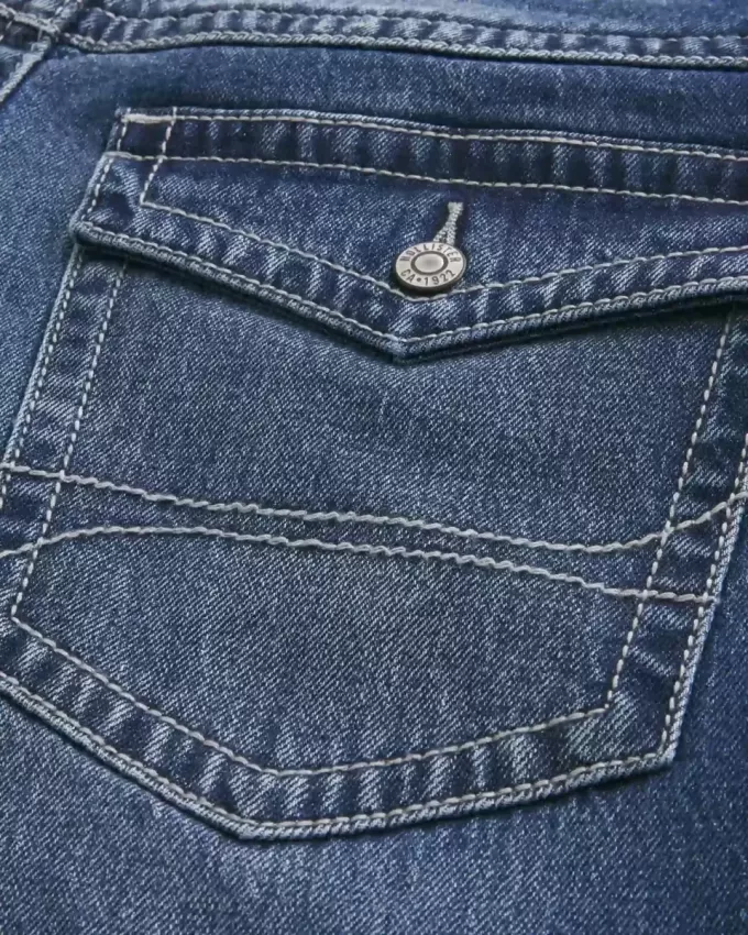 Jeans larghi bootcut lavaggio scuro