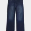 Jeans larghi bootcut lavaggio scuro